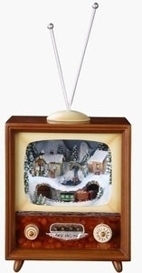 Retro Television Christmas Decoration