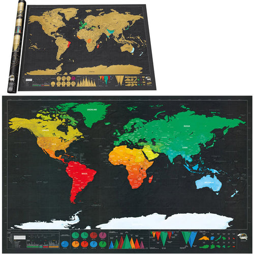 World Map - Scratch Map