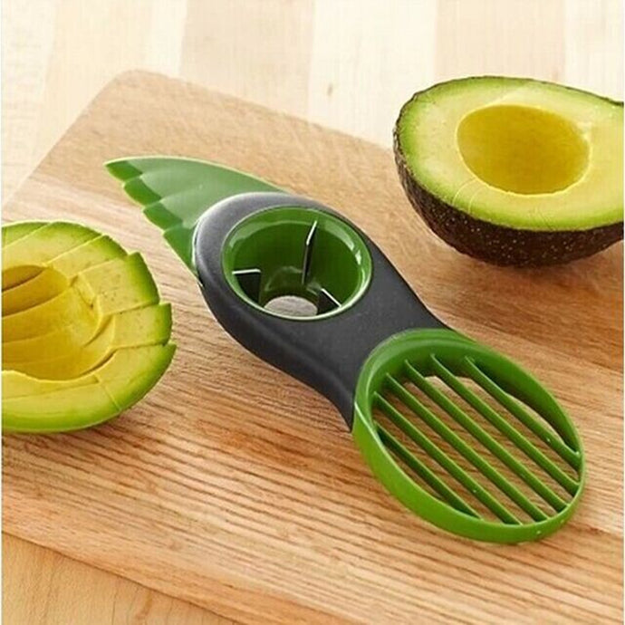 3-in-1  Multi-functional Avocado Fruit Cutter Knife